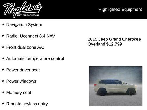 2015 Jeep Grand Cherokee Overland