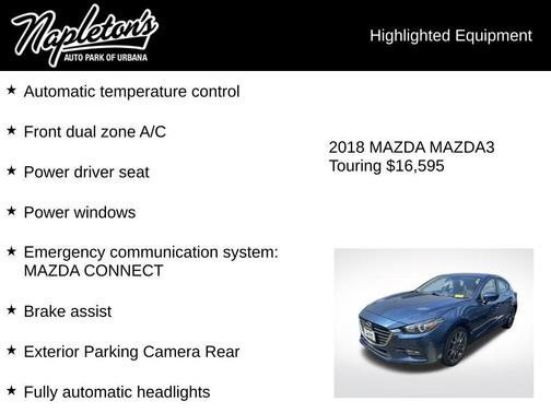 2018 Mazda Mazda3 Touring