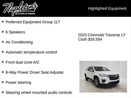 2023 Chevrolet Traverse LT Cloth
