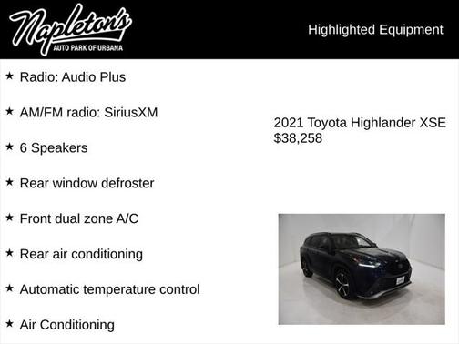2021 Toyota Highlander XSE