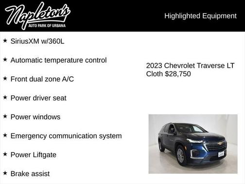 2023 Chevrolet Traverse LT Cloth