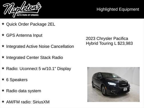 2023 Chrysler Pacifica Hybrid Touring L