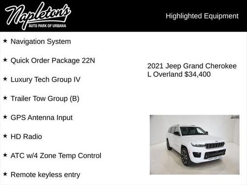 2021 Jeep Grand Cherokee L Overland