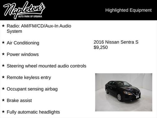 2016 Nissan Sentra S