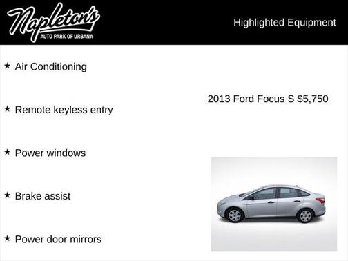 2013 Ford Focus S