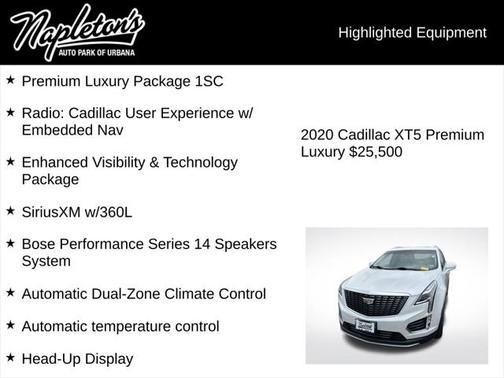 2020 Cadillac XT5 Premium Luxury