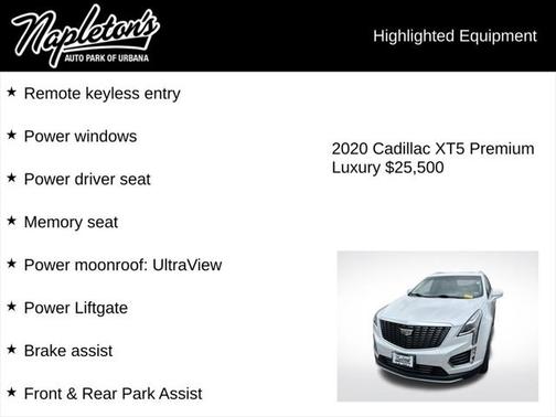 2020 Cadillac XT5 Premium Luxury