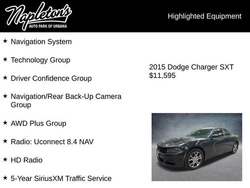 Phantom Black Tri-Coat Pearl 2015 Dodge Charger SXT