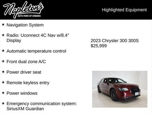 2023 Chrysler 300 S