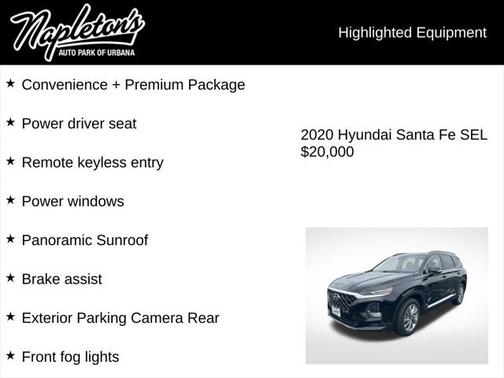 2020 Hyundai SANTA FE SEL 2.4