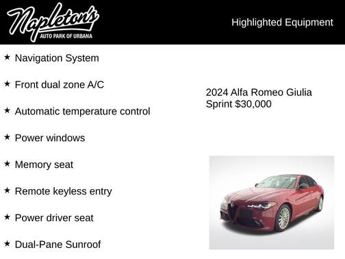 Alfa Rosso 2024 Alfa Romeo Giulia AWD