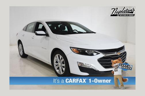 Summit White 2023 Chevrolet Malibu FWD 1LT