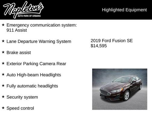 2019 Ford Fusion SE