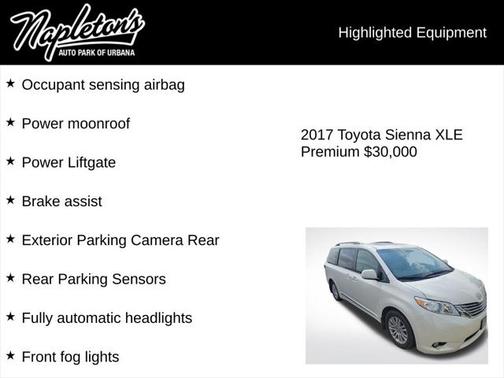 2017 Toyota Sienna XLE Premium