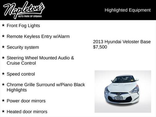 2013 Hyundai Veloster Base