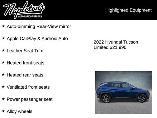 2022 Hyundai TUCSON Limited