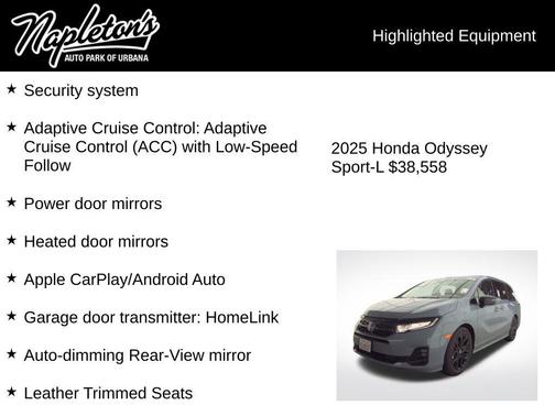 2025 Honda Odyssey Sport-L
