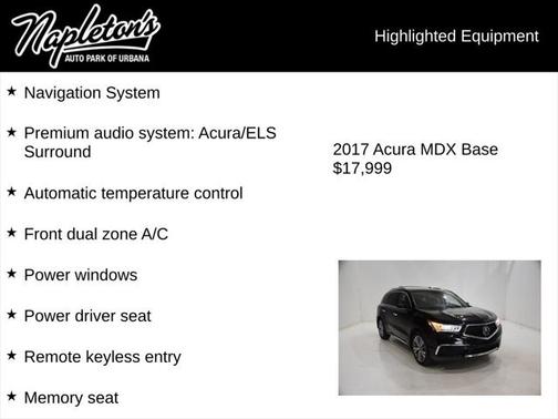 2017 Acura MDX 3.5L w/Technology Package