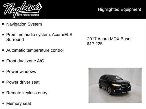 2017 Acura MDX 3.5L w/Technology Package