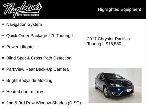 2017 Chrysler Pacifica Touring-L