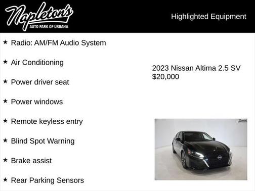 2023 Nissan Altima 2.5 SV