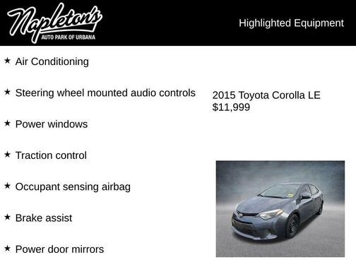 2015 Toyota Corolla LE