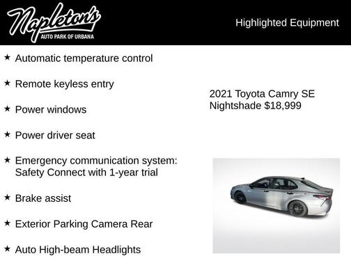 2021 Toyota Camry SE