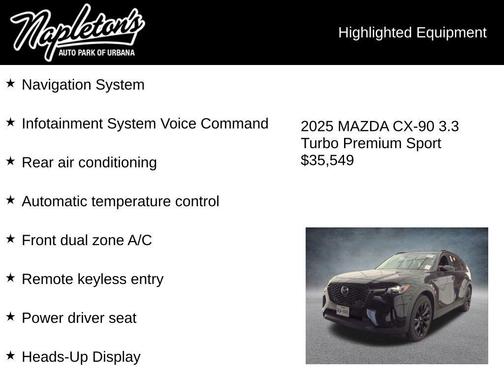 2025 Mazda CX-90 3.3 Turbo Premium Sport