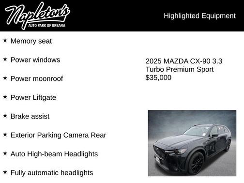 2025 Mazda CX-90 3.3 Turbo Premium Sport