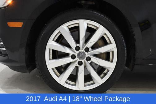 Brilliant Black 2017 Audi A4 2.0T Premium