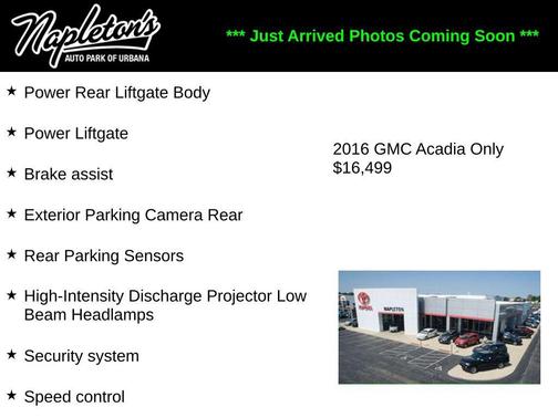 Ebony Twilight Metallic 2016 GMC Acadia Denali
