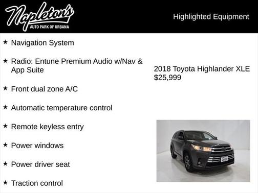 2018 Toyota Highlander XLE