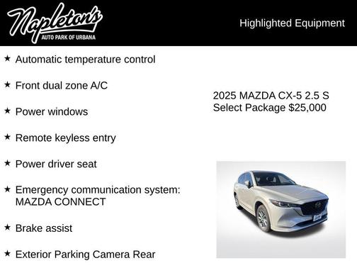 2025 Mazda CX-5 2.5 S Select