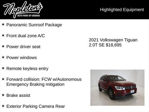 2021 Volkswagen Tiguan 2.0T SE 4MOTION