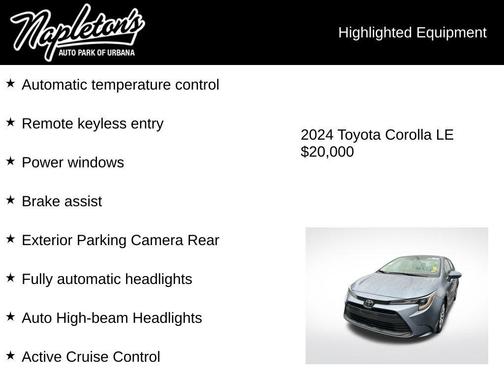 2024 Toyota Corolla LE