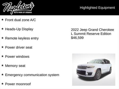 2022 Jeep Grand Cherokee L Summit Reserve