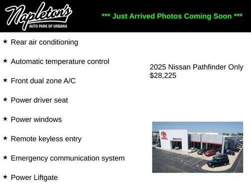 Super Black 2025 Nissan Pathfinder SV FWD