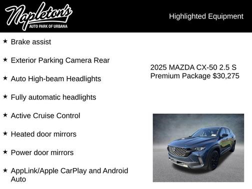 2025 Mazda CX-50 2.5 S Premium Package