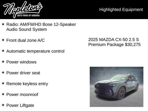 2025 Mazda CX-50 2.5 S Premium Package