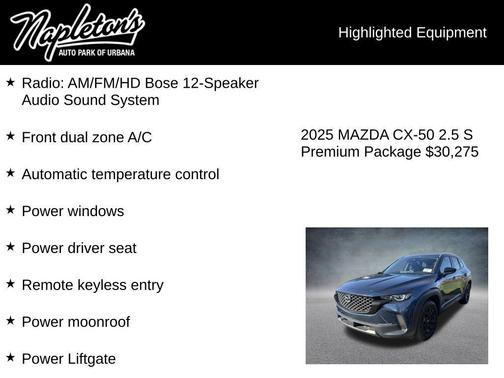 2025 Mazda CX-50 2.5 S Premium Package