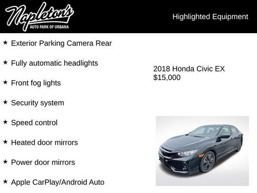 2018 Honda Civic EX