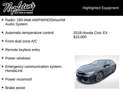 2018 Honda Civic EX