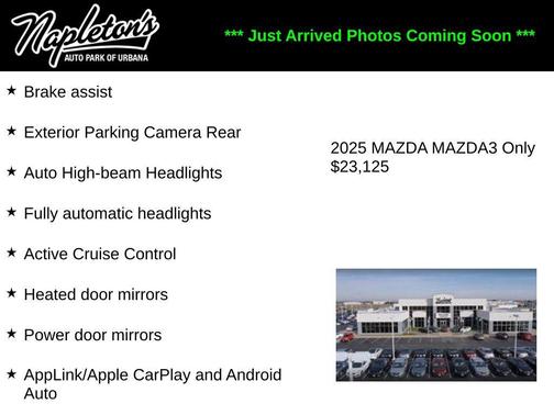 2025 Mazda Mazda3 FWD w/Preferred Package
