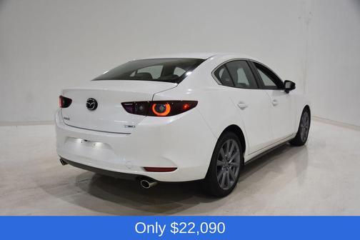 Snowflake White Pearl Mica 2025 Mazda Mazda3 FWD w/Preferred Package