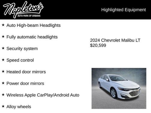 2024 Chevrolet Malibu FWD 1LT