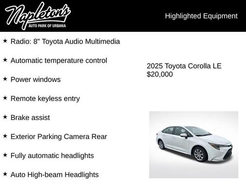 2025 Toyota Corolla LE