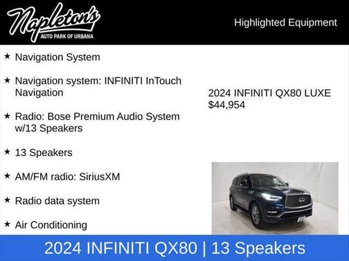 2024 INFINITI QX80 Luxe
