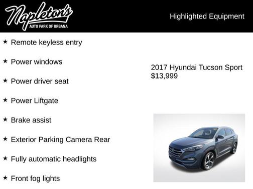 Coliseum Gray 2017 Hyundai TUCSON Sport