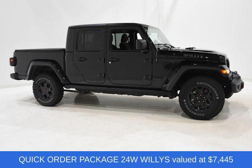 Black Clearcoat 2023 Jeep Gladiator Willys 4x4