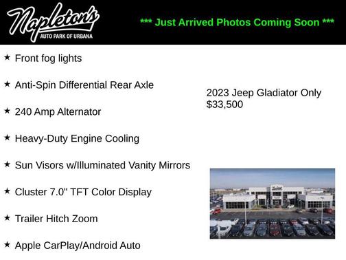 Black Clearcoat 2023 Jeep Gladiator Willys 4x4